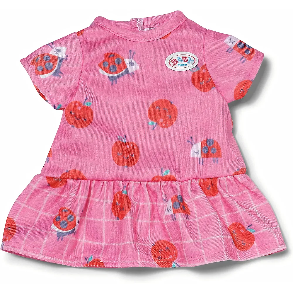 Zapf Creation Baby Born Puppenkleid mit Äpfeln & Marienkäfern - 36 cm | Puppenkleider