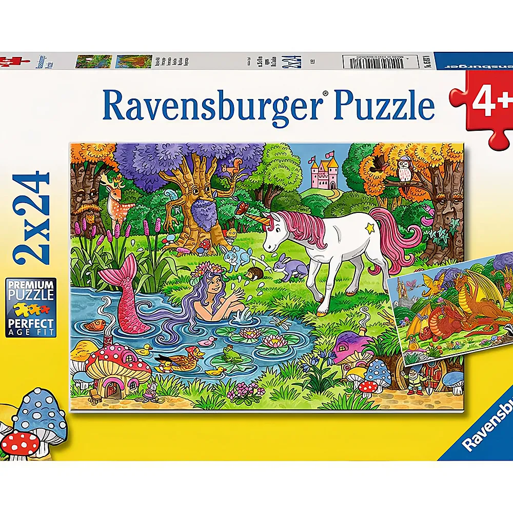 Ravensburger Puzzle Magischer Wald 2x24