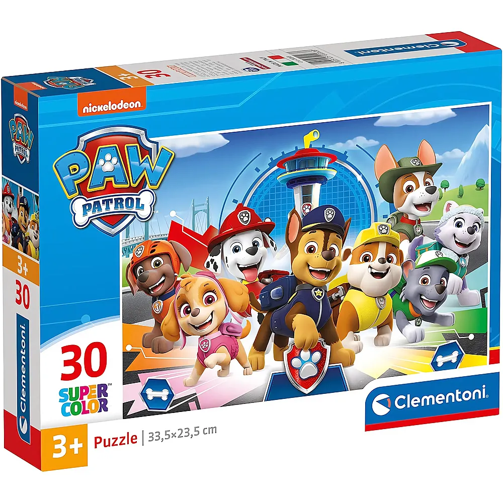 Clementoni Puzzle Supercolor Paw Patrol 30Teile