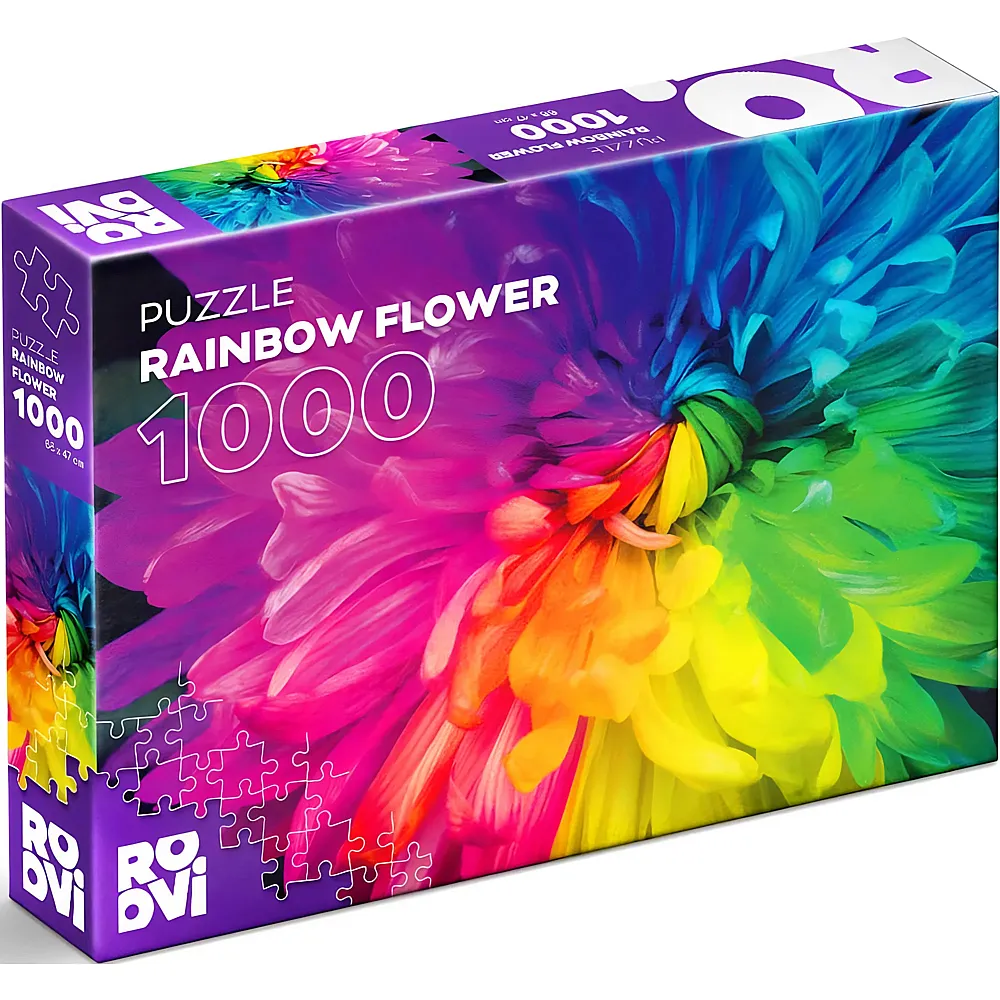 Roovi Puzzle Regenbogenblume 1000Teile