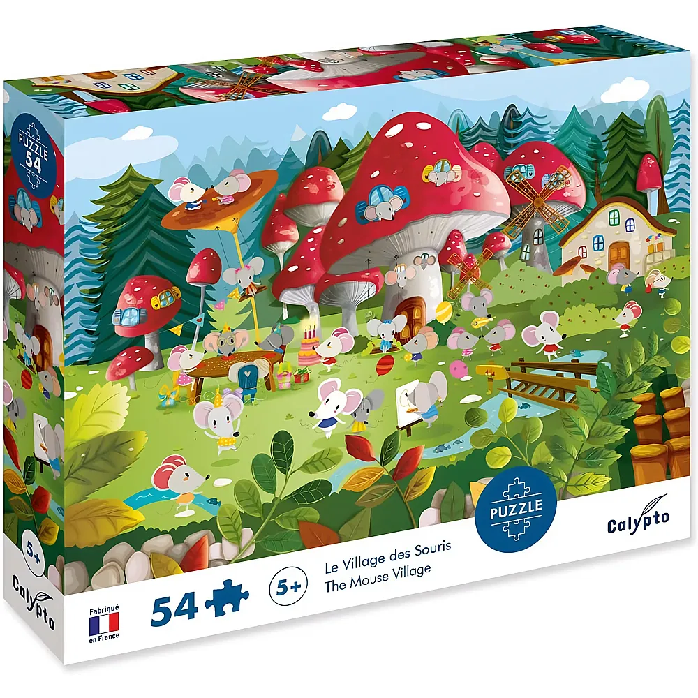 Calypto Puzzle M�usedorf - 54 Teile | Puzzle 10-104 Teile