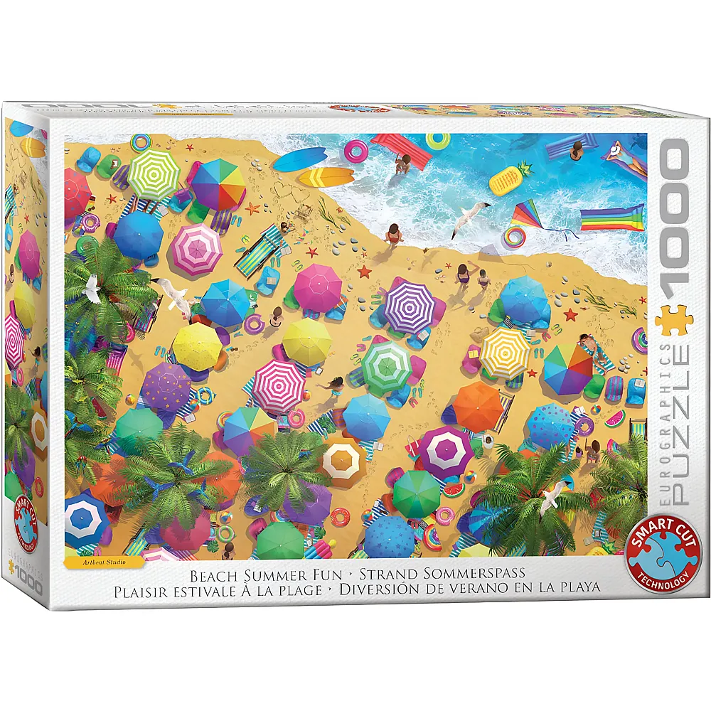 Eurographics Puzzle Strand Sommerspass - 1000 Teile
