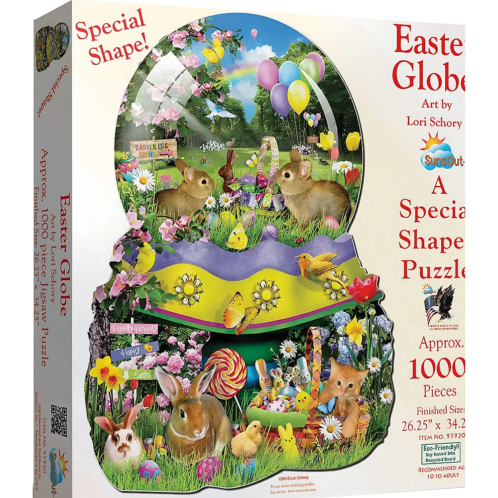 SunsOut Puzzle Lori Schory Easter Globe - 1000 Teile