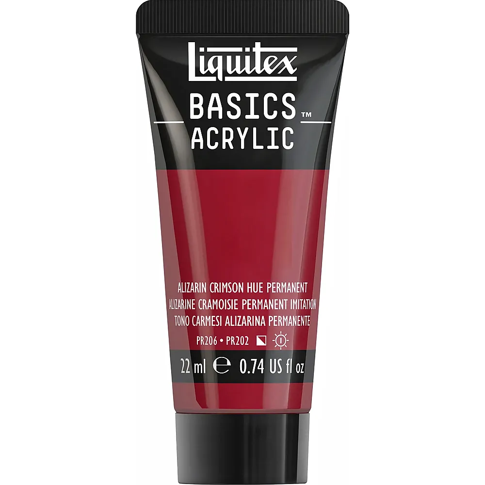 Liquitex Lqx Basics Acrylfarbe 22ml Tube Alizarinkarmesin P. Farbton - Suche