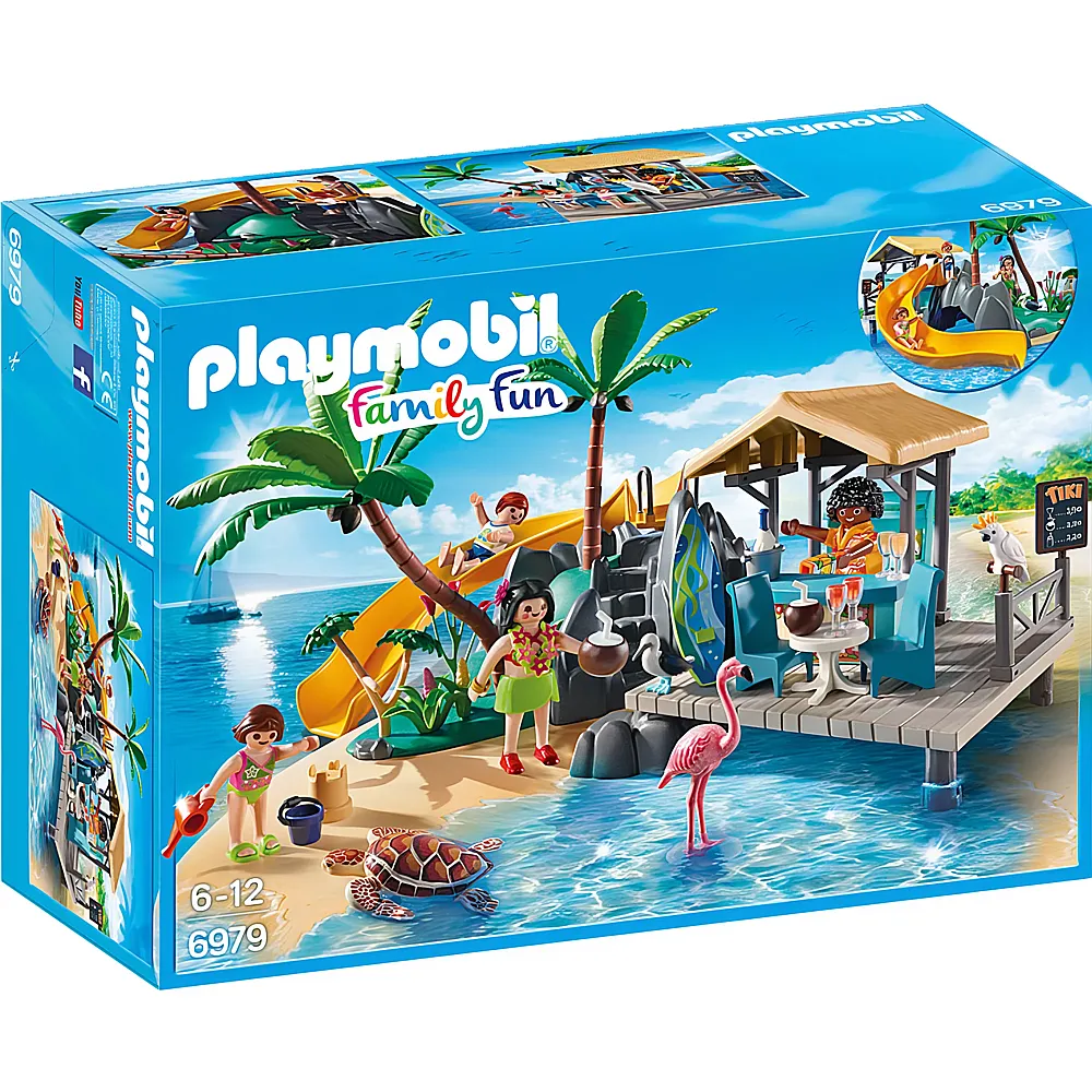 PLAYMOBIL FamilyFun Karibikinsel mit Strandbar 6979