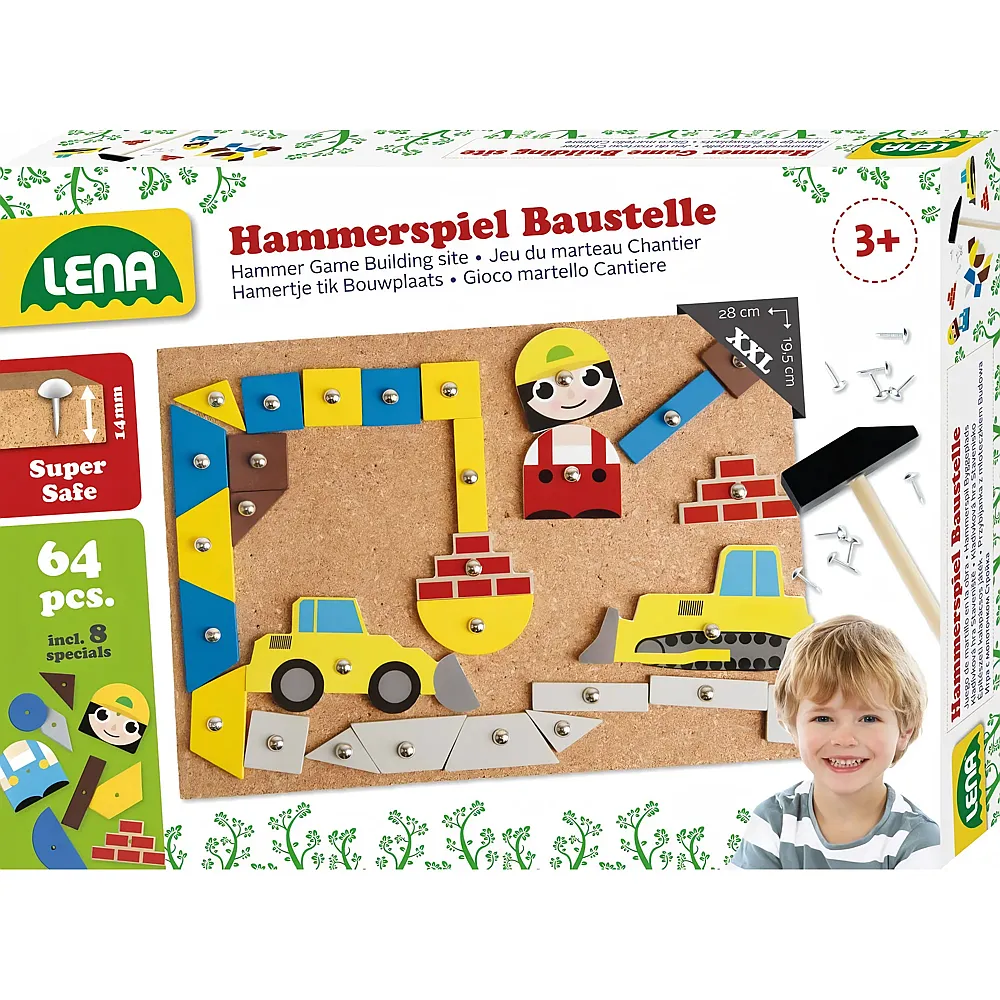 Lena Hammerspiel Baustelle - 64 Teile
