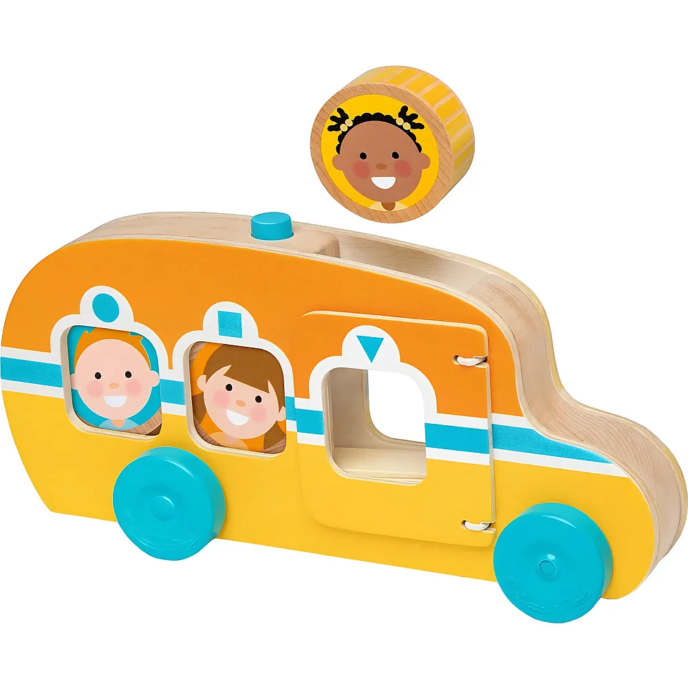Melissa & Doug Go Tots Bus Rollen und Fahren mit sammelbaren Charakteren