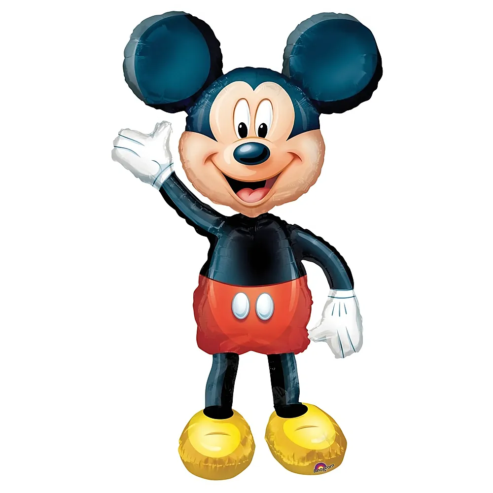 Amscan Mickey Mouse Folienballon 132cm | Kindergeburtstag