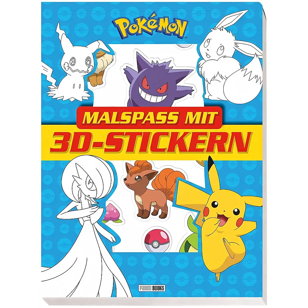 Panini Pok�mon: Malspa mit 3D-Stickern