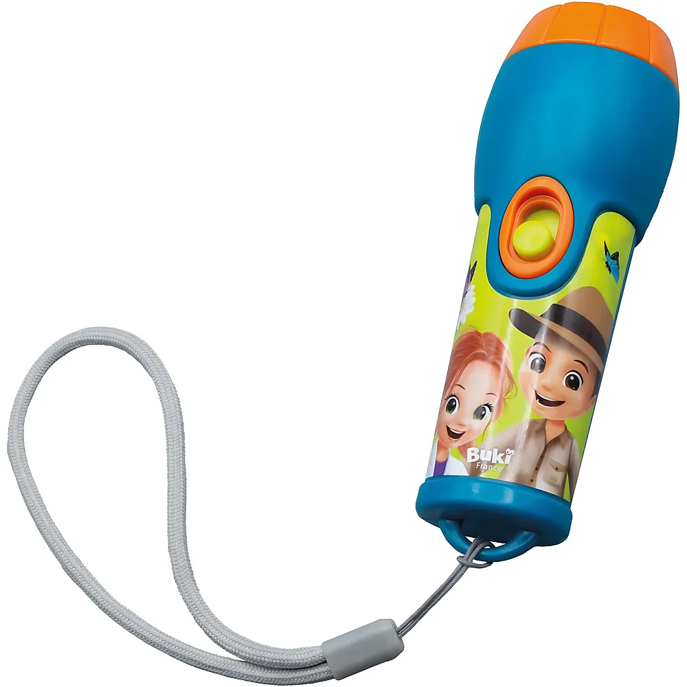 Buki Kinder-Taschenlampe mit augenschonendem LED-Licht
