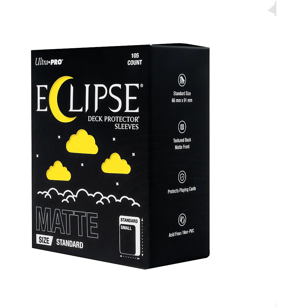 Ultra Pro ECLIPSE Matte Yellow Deck Protector Sleeves Standard 105 - Brands
