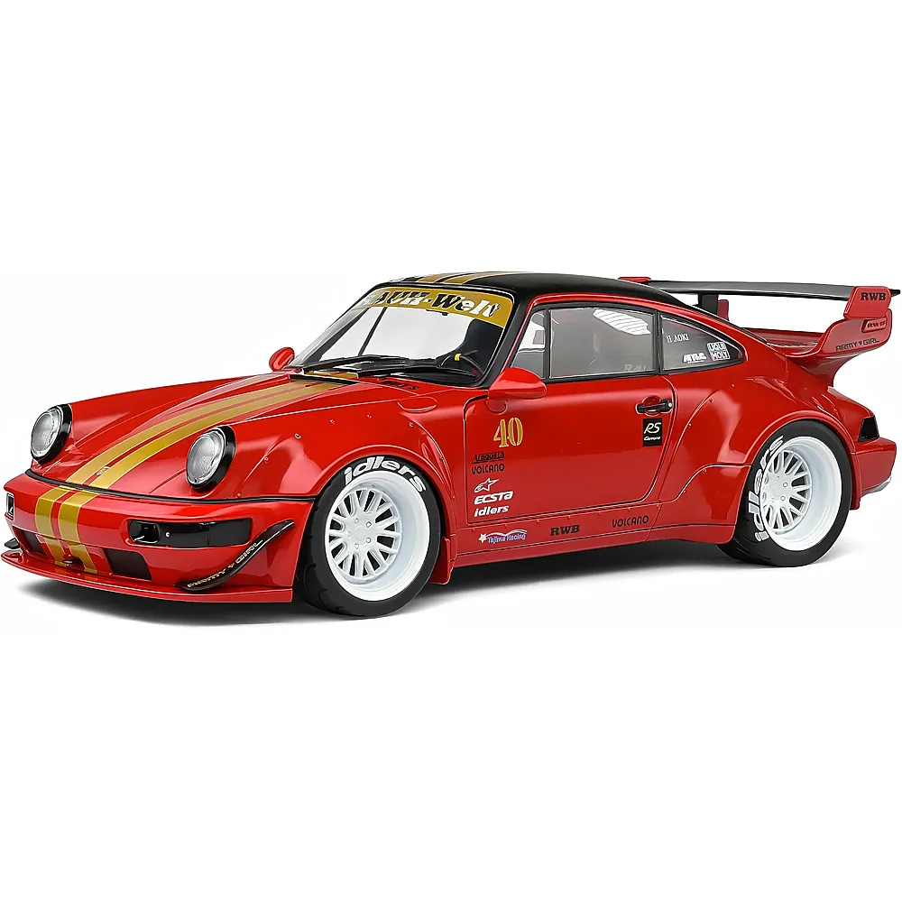 Solido 1:18 Porsche 911 964 RWB Rot