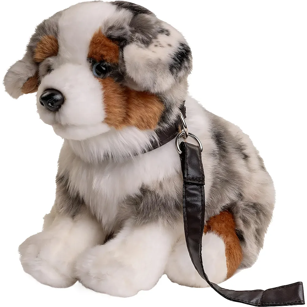 Unitoys Australischer Sch�ferhund Welpe mit Leine - 22 cm