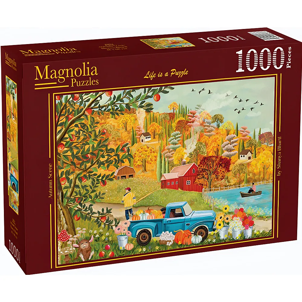 Magnolia Puzzle Herbst-Szene 1000Teile