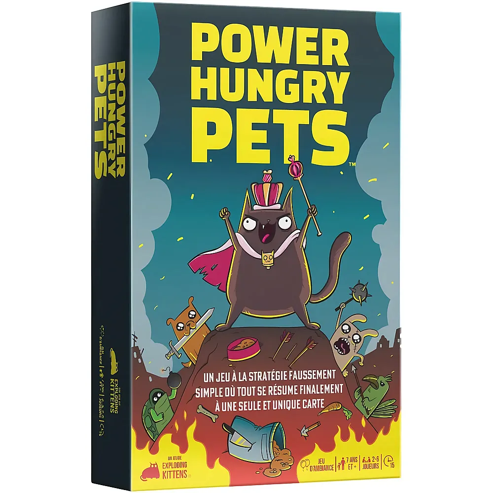 Exploding Kittens Power Hungry Pets - Franais