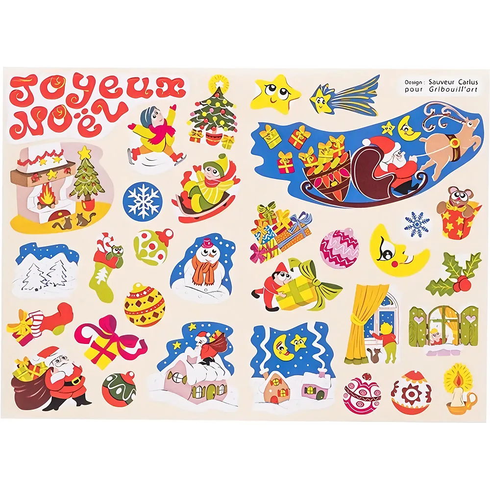 Cleopatre 120 Stickers - Weihnachten