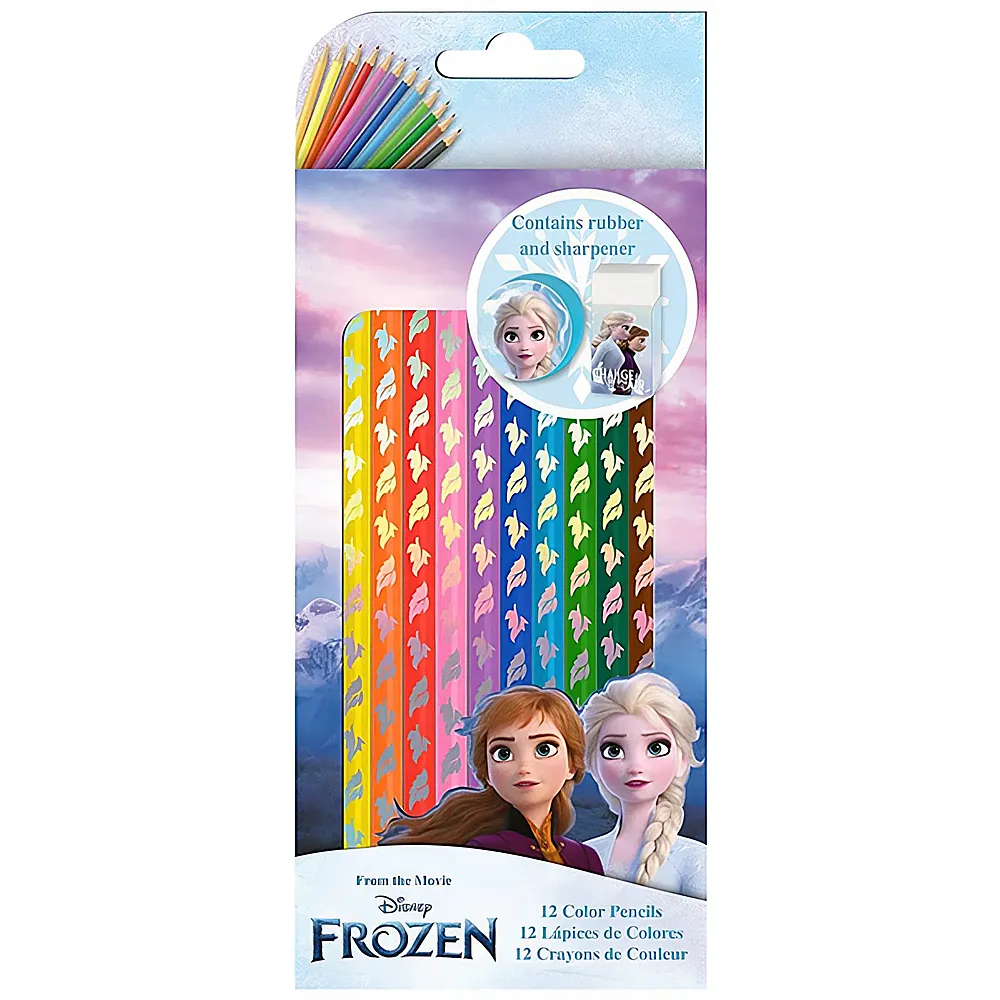 Kids Licensing Disney Frozen Schreibset Farbstifte | Farbe & Kreide