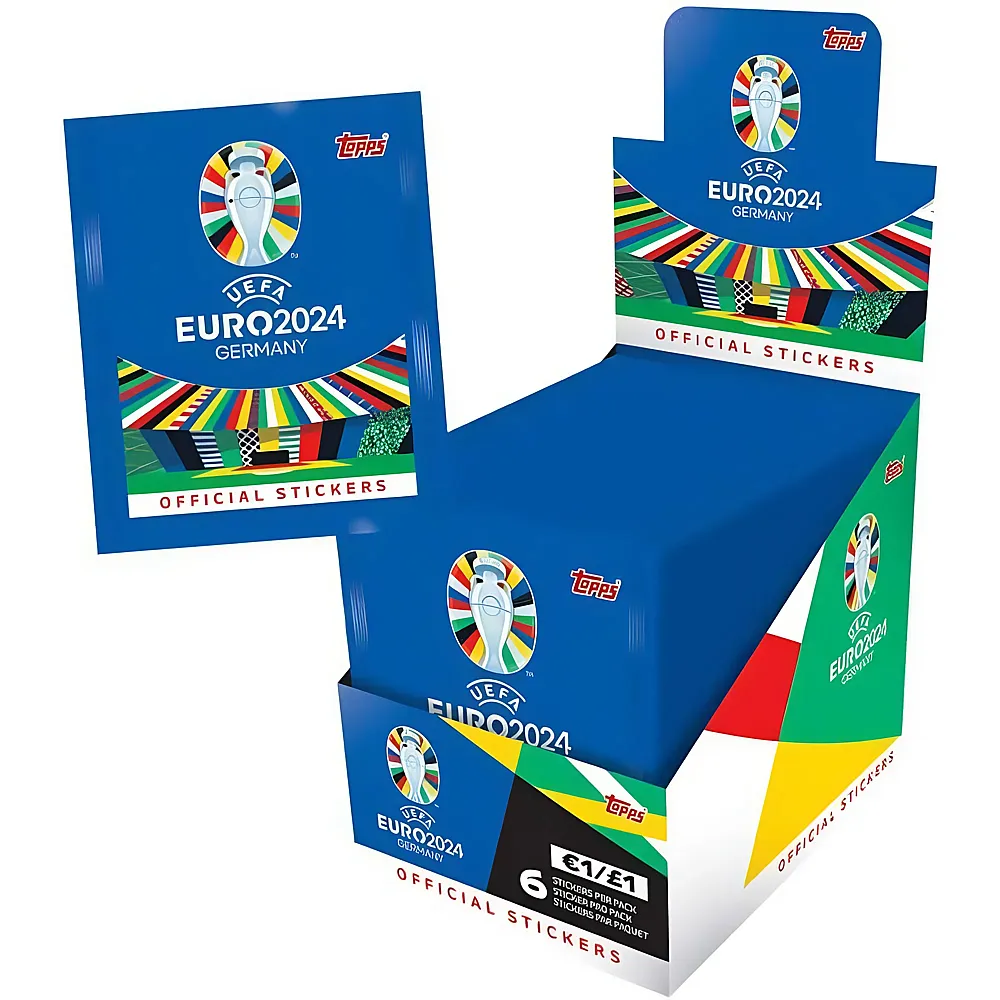 Topps 100er Display UEFA EURO 2024 Sticker | Sammelkarten