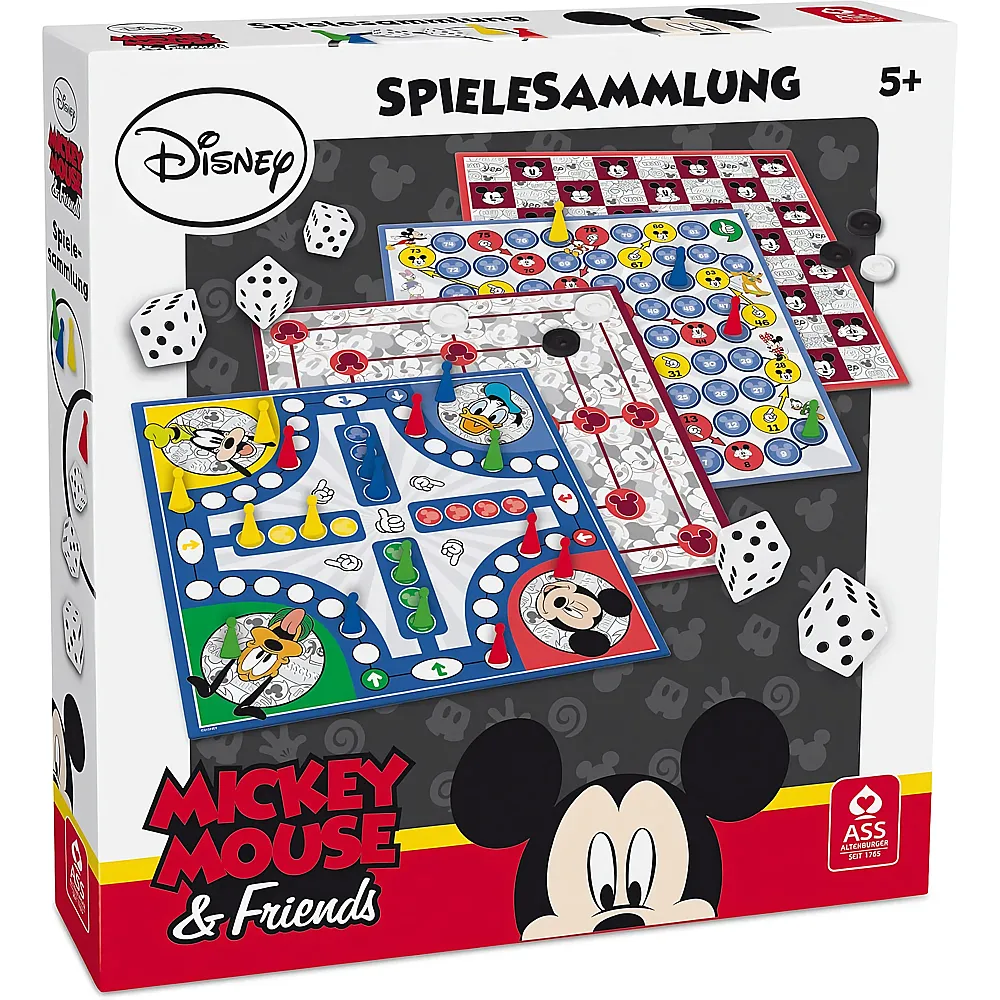 ASS Altenburger Mickey Mouse Spielesammlung Disney Mickey & Friends