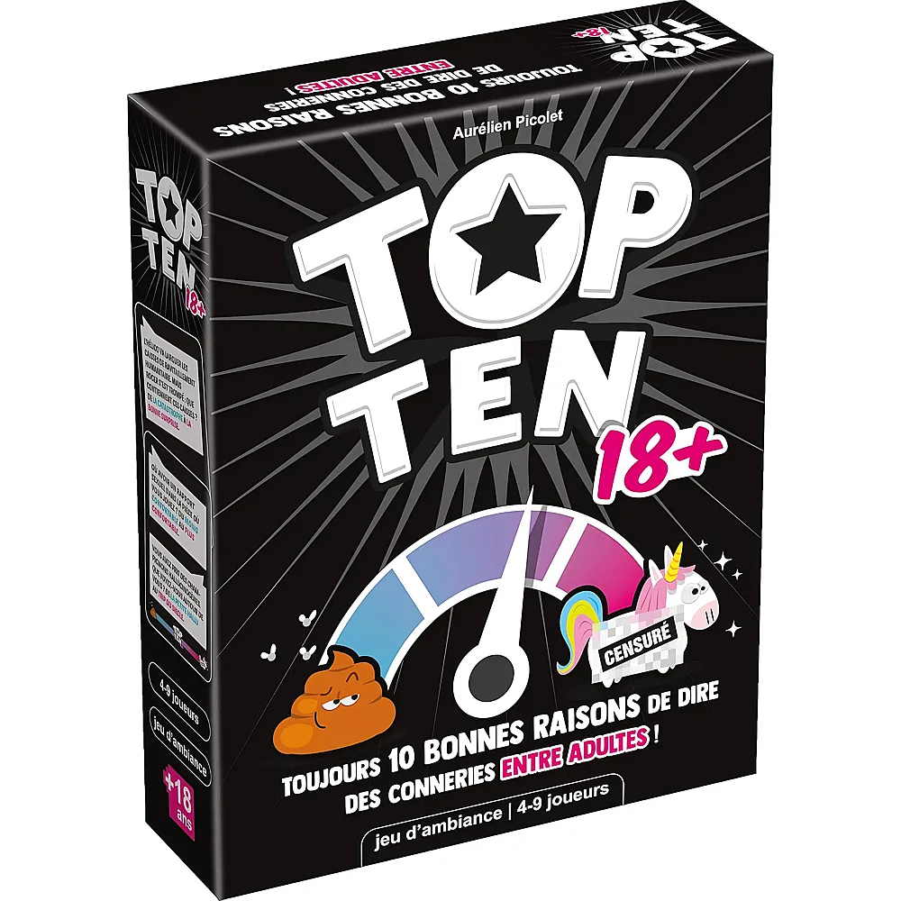 Cocktail Games Top Ten FR