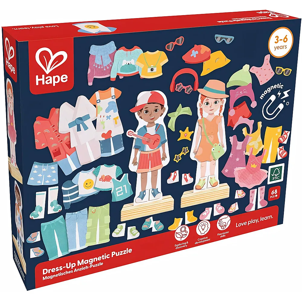 Hape Magnetisches Anzieh Puzzle