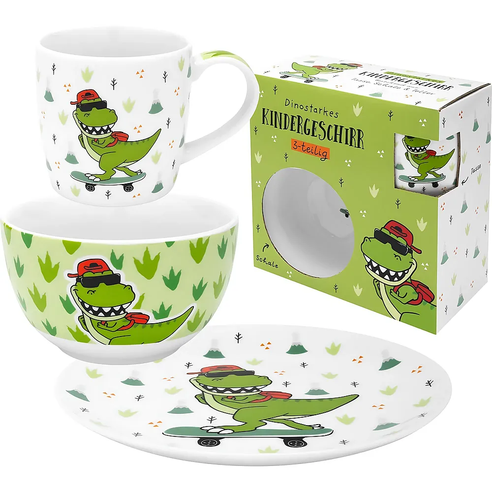 Sheepworld Geschirrset Dinosaurier
