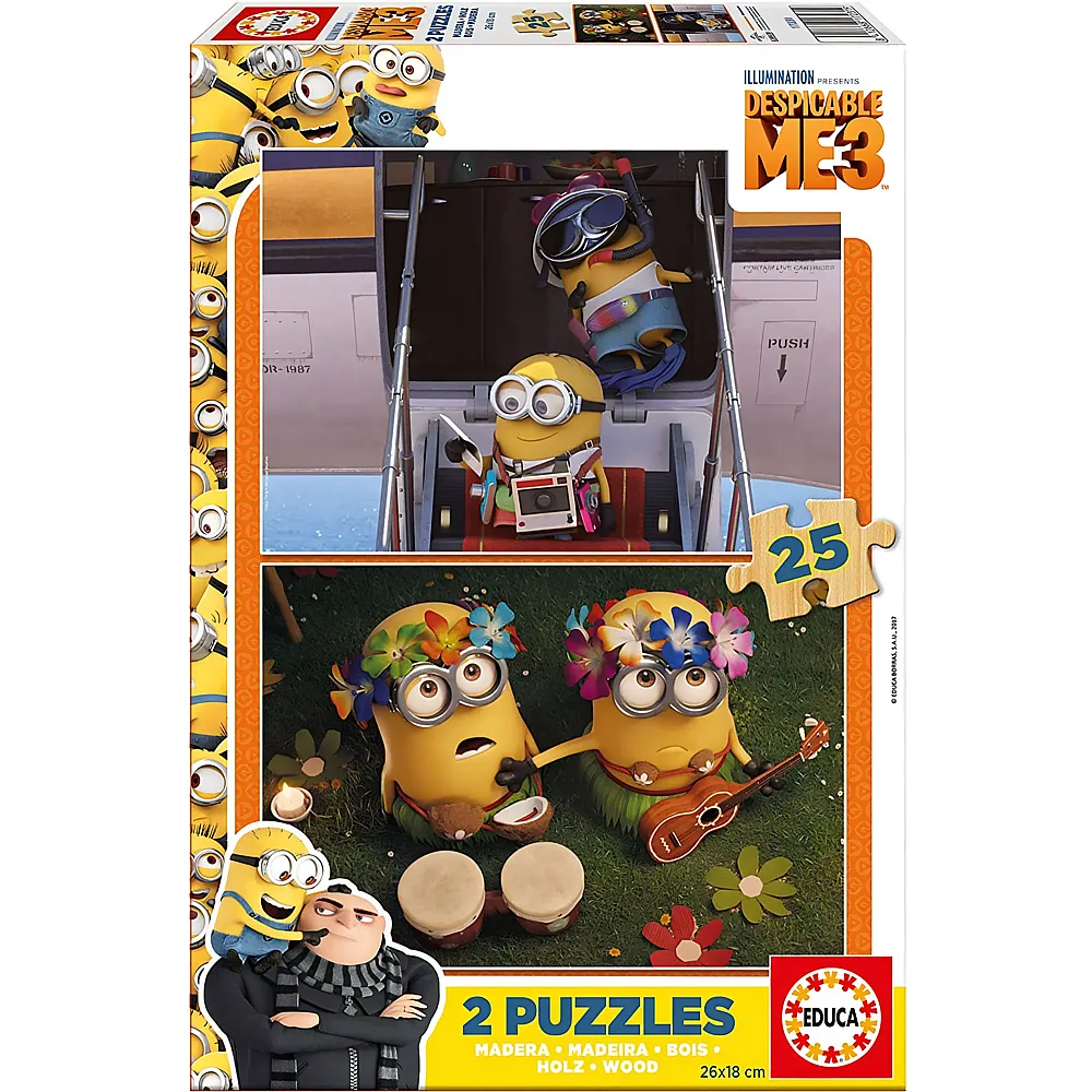Educa Puzzle Minions - 25 Teile - Puzzle 10-104 Teile