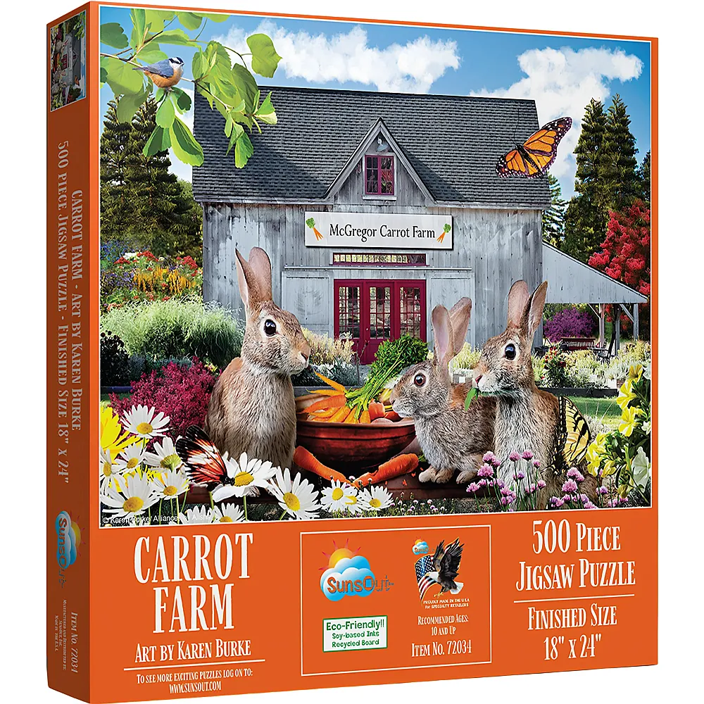 SunsOut Puzzle Karen Burke Karottenhof - 500 Teile