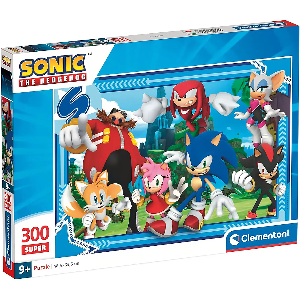 Clementoni Puzzle Supercolor Sonic 300Teile