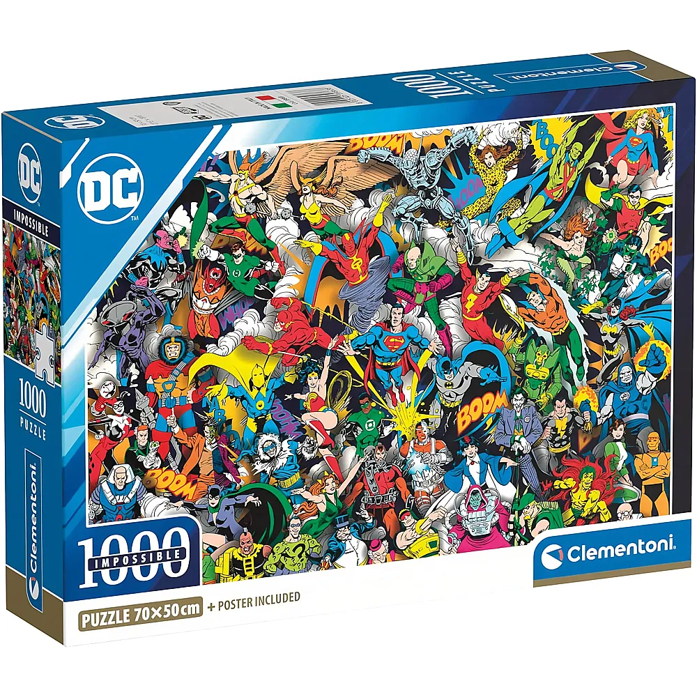 Clementoni Puzzle DC Comics Justice League 1000Teile