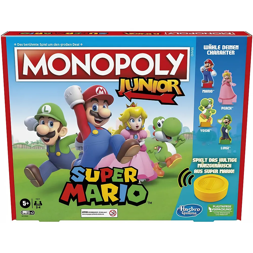 Hasbro Gaming Monopoly Junior Super Mario Edition DE