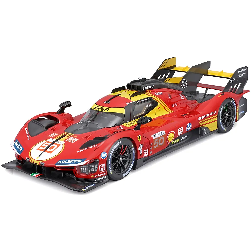 Bburago 1:18 Ferrari 499P 2024 Rot