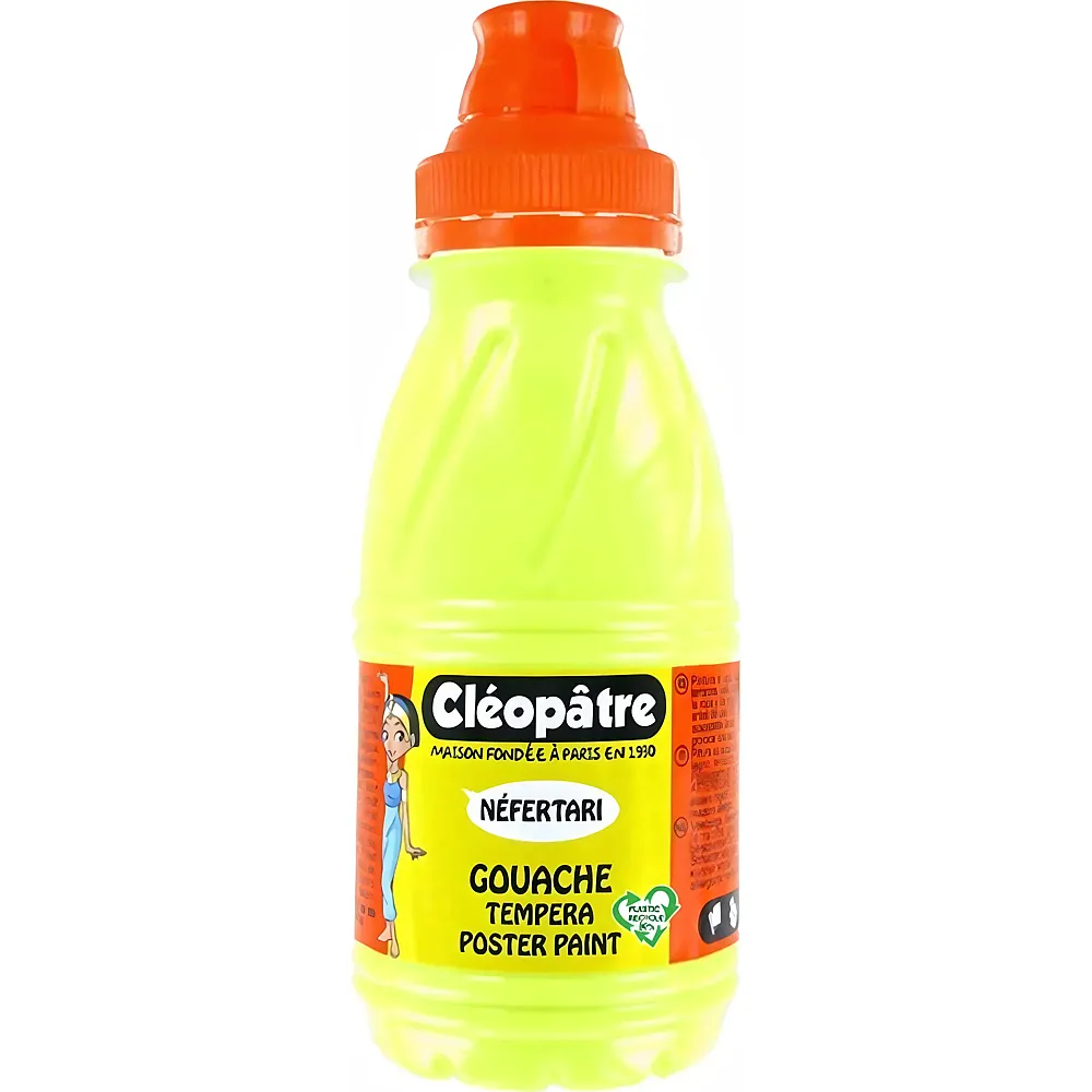 Cleopatre Nefertari � Gouache-tempera 250ml Neon-gelb