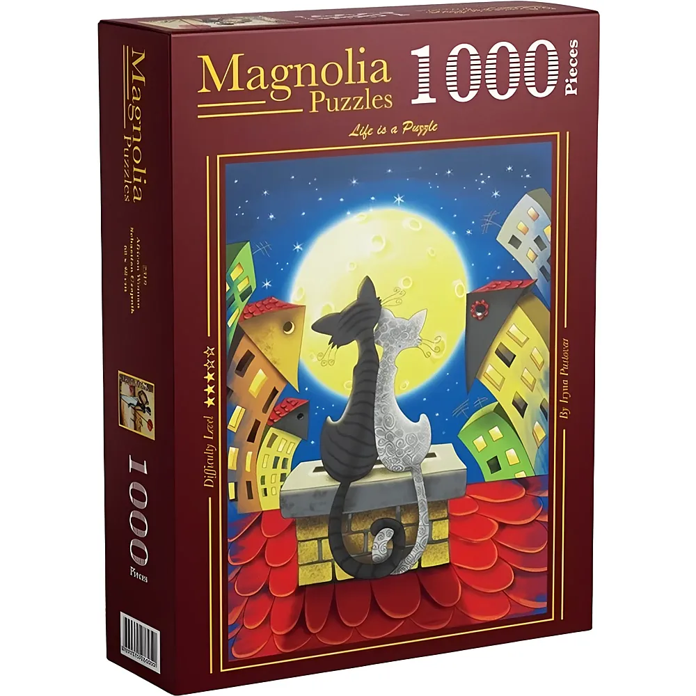 Magnolia Puzzle Cats on the Roof - 1000 Teile