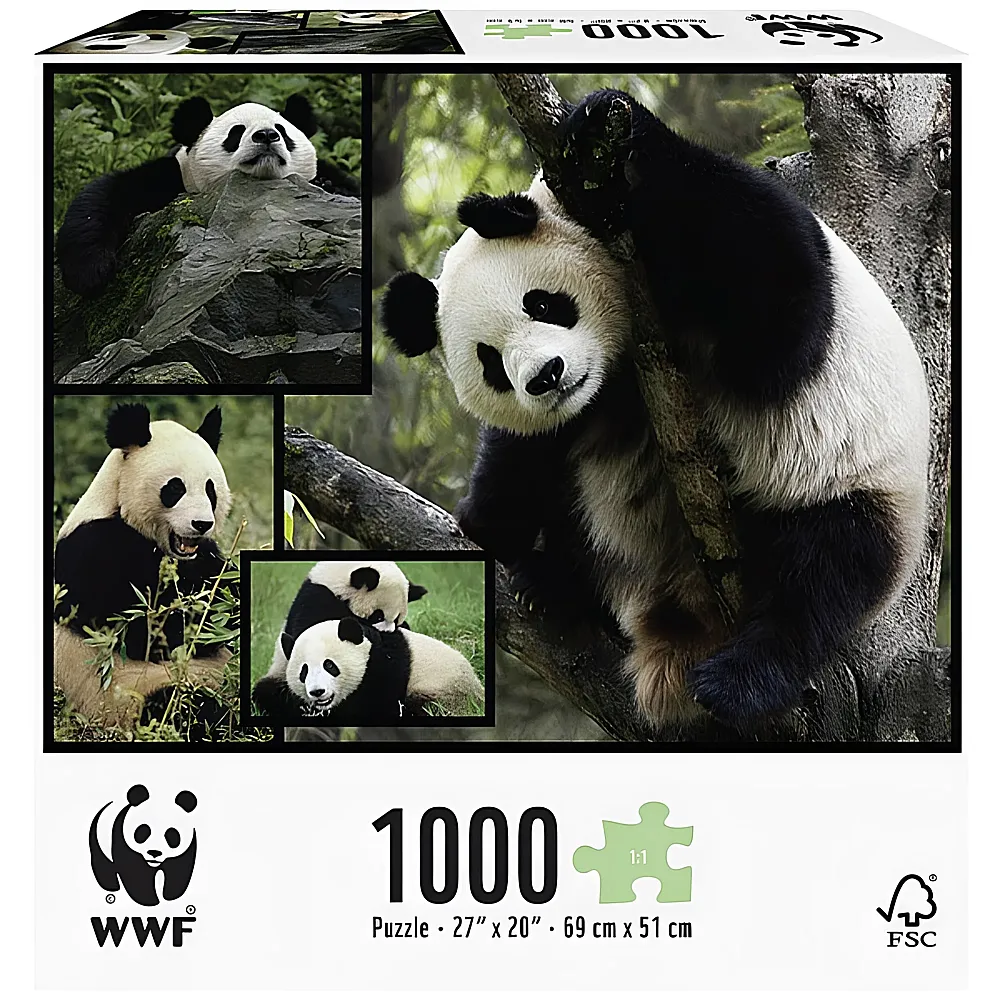 Ambassador Puzzle WWF Panda 1000Teile