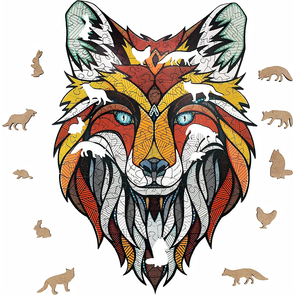 Eco Wood Art Holzpuzzle Fuchs