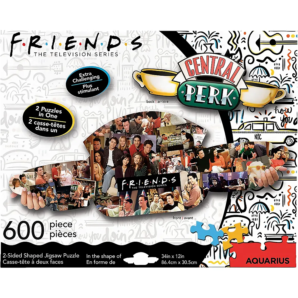 Aquarius Puzzle Friends - Central Perk 600Teile