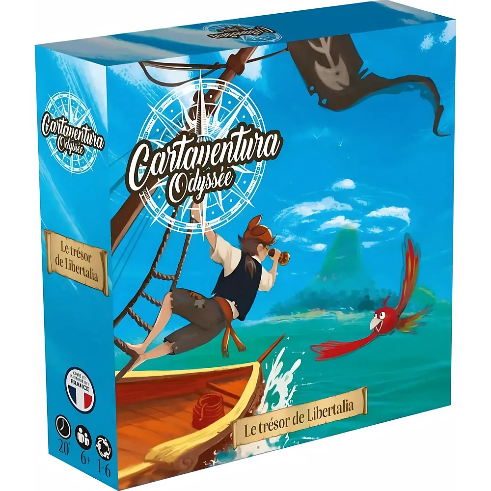 Blackrock Games Cartaventura Odyssee - LE Tresor DE Libertalia FR