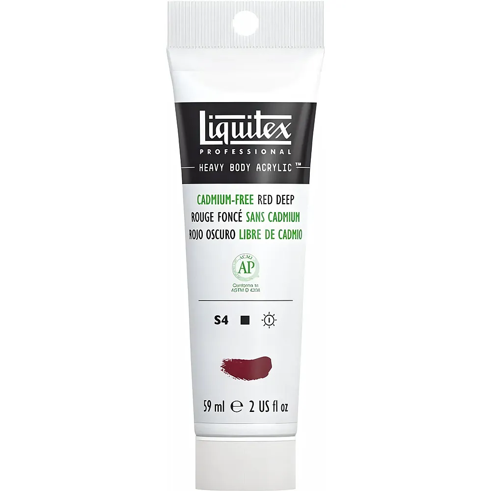 Liquitex Lqx Prof. Heavy Body Acrylfarbe 59ml Tube Kad Free Rot Dunke - Suche