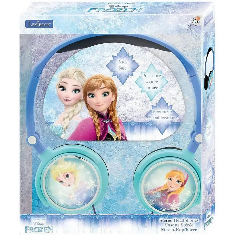 Lexibook Disney Frozen Stereo-Kopfhrer, faltbar, kabelgebunden, mit kindersicherer Lautstrke