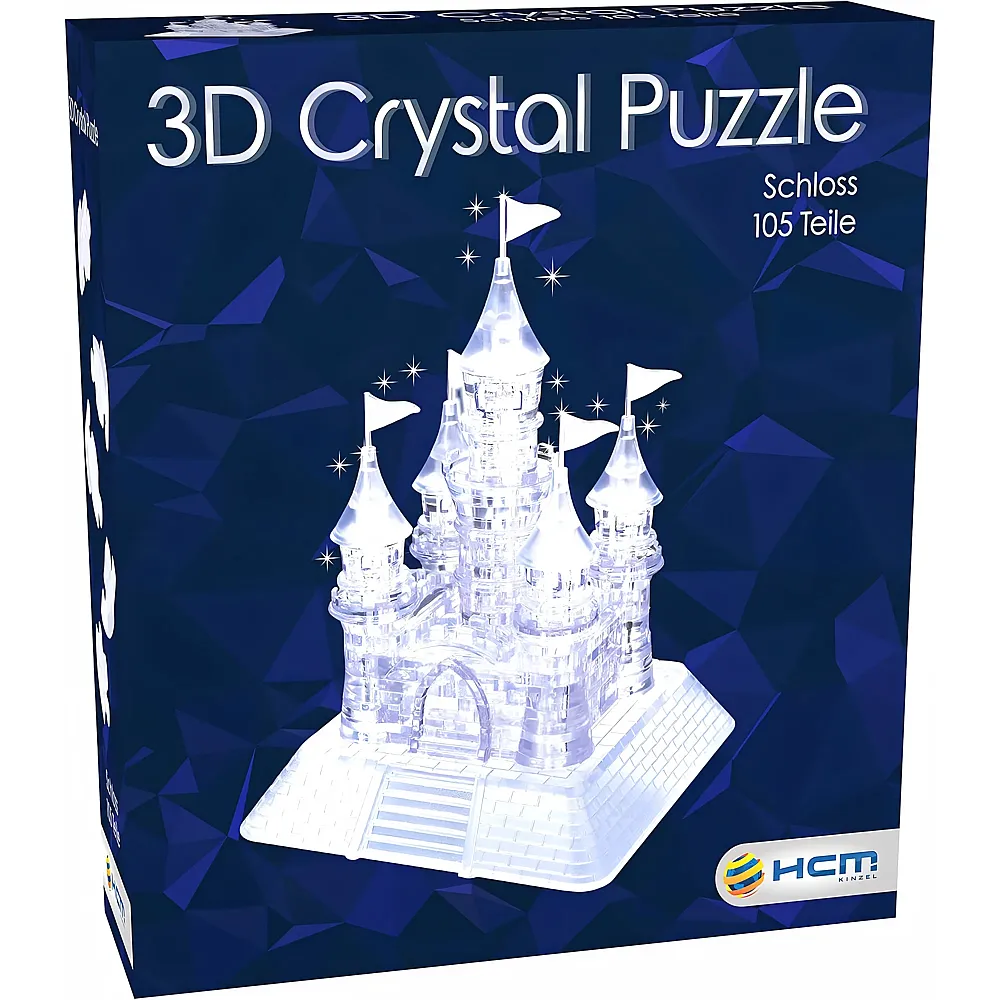 HCM Kinzel Crystal Puzzle Schloss - 19 x 14 x 14 cm