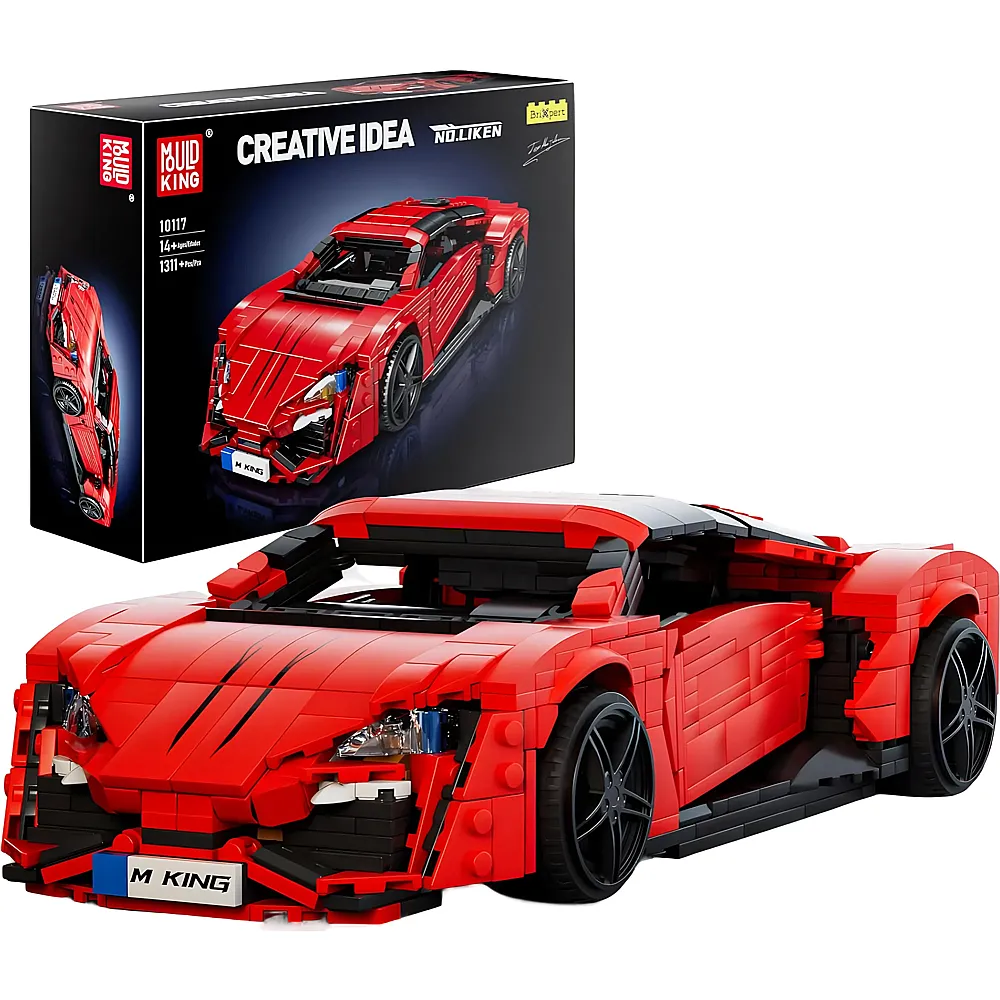 Mould King Creative Idea Supersportwagen 10117 - Klemmbausteine Fahrzeuge