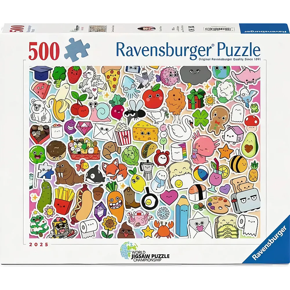 Ravensburger Puzzle Niedliches Kawaii Chaos 500Teile