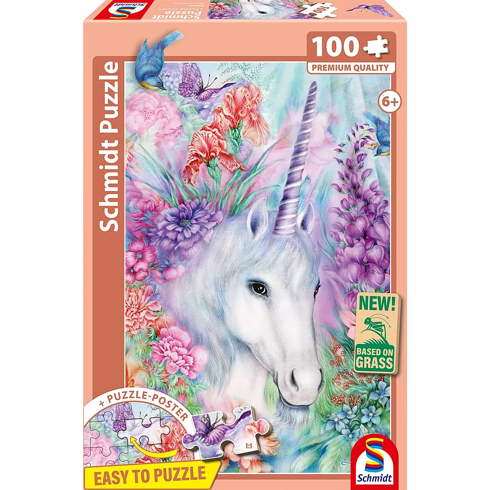 Schmidt Puzzle Sanfte Einhornsch�nheit - 100 Teile