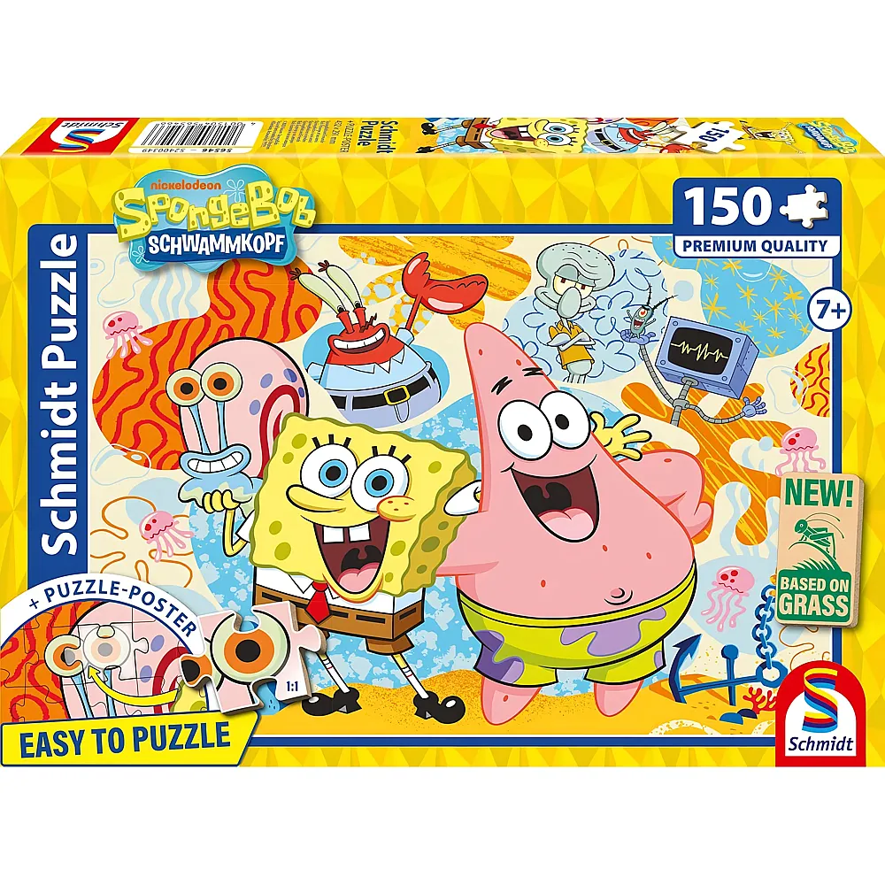 Schmidt Puzzle Spongebob und Freunde 150Teile