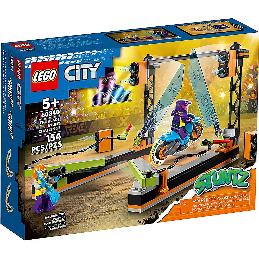 LEGO City Stuntz Hindernis-Stuntchallenge 60340