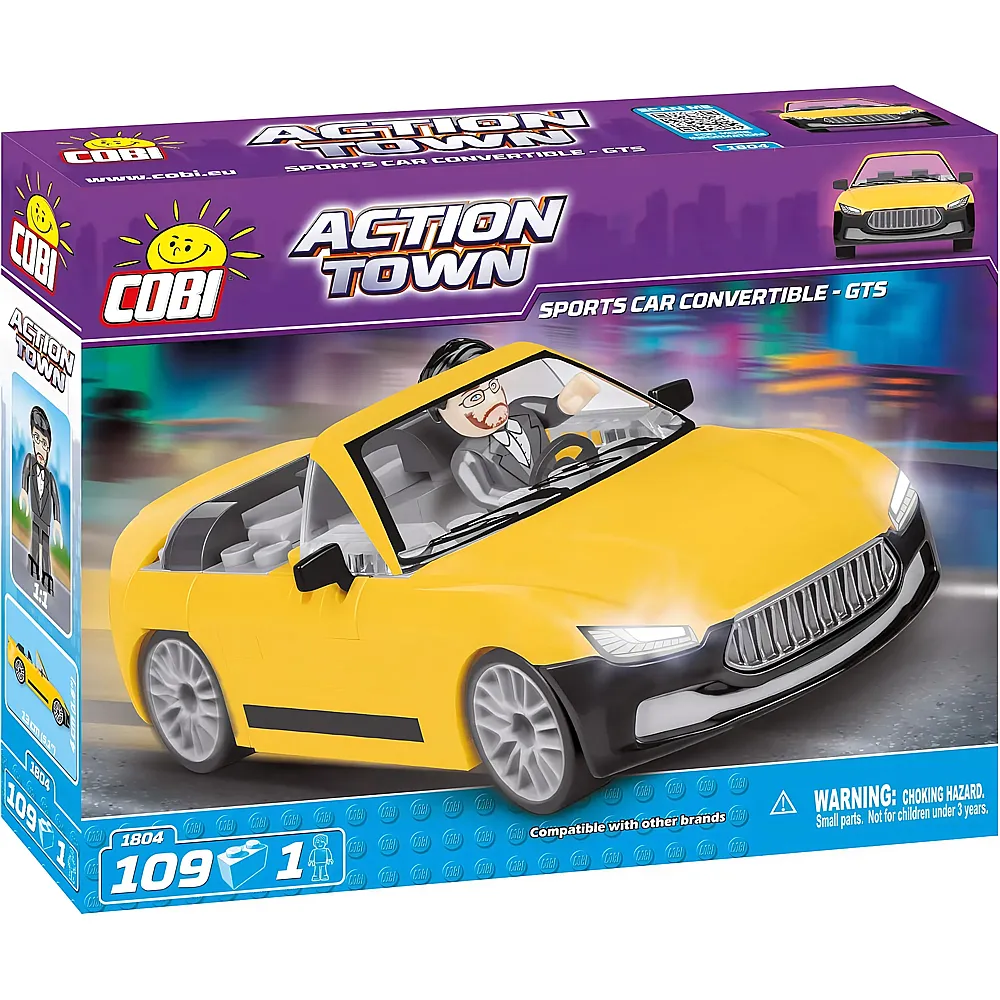 COBI Action Town Sports Car Convertible GTS 1804