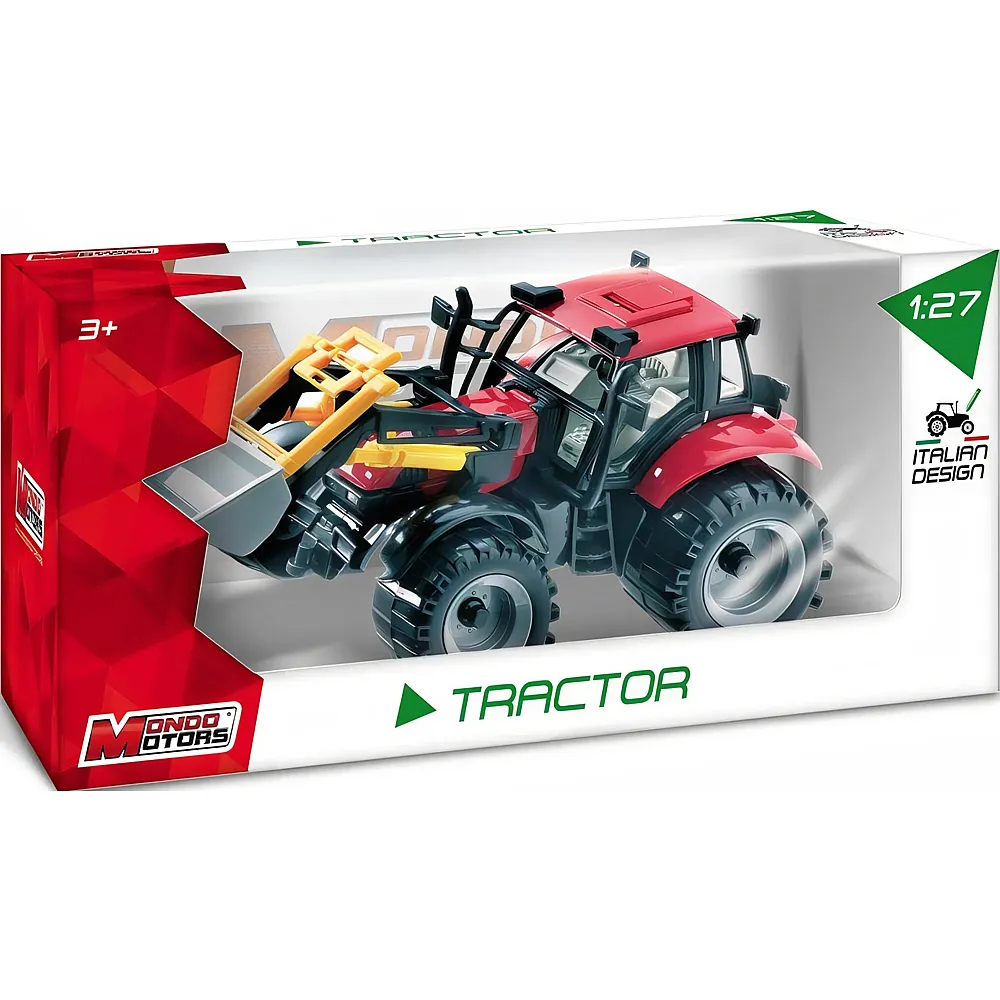 Mondo 1:27 Traktor ass. 25.5x10x12cm