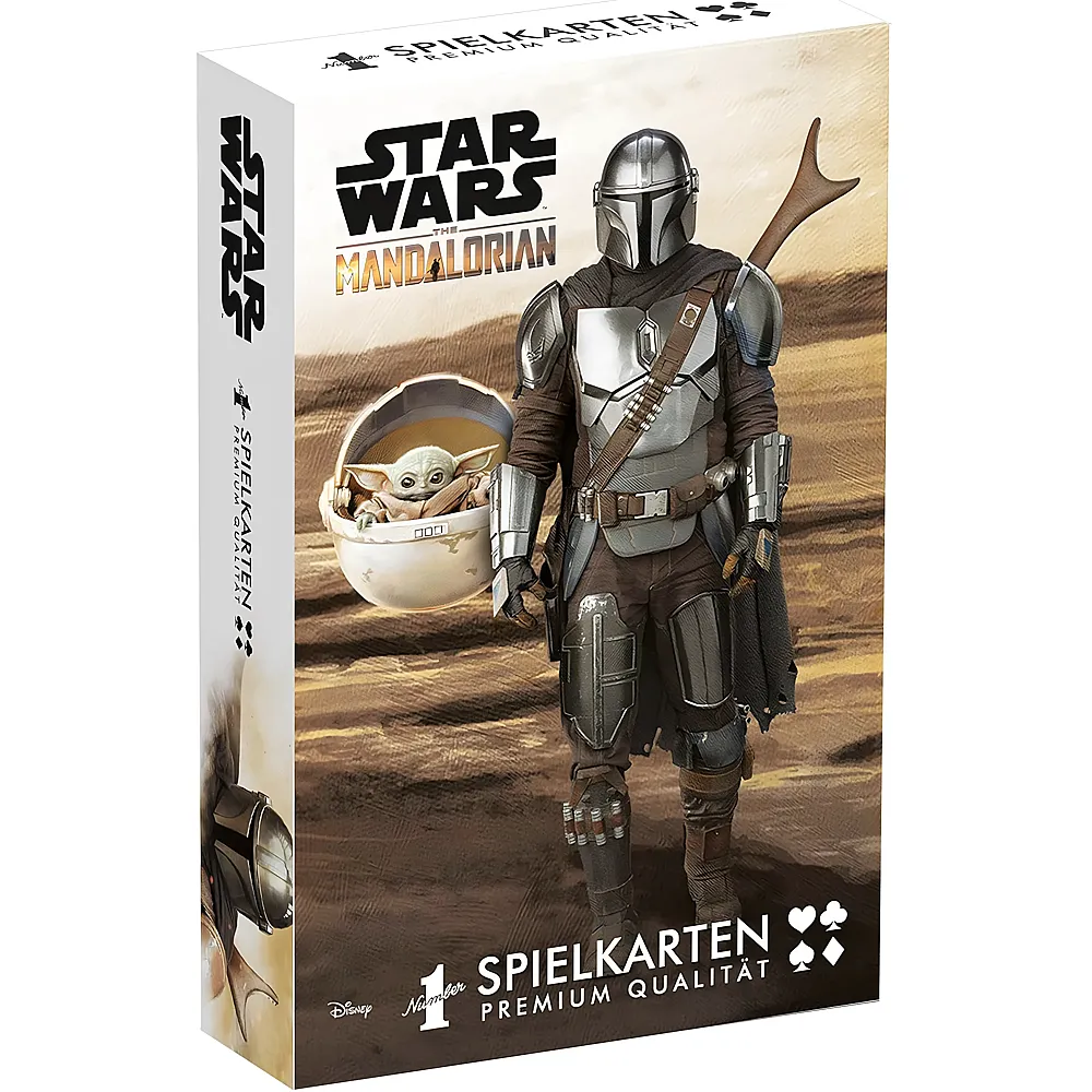 Winning Moves Star Wars Number 1 Spielkarten - The Mandalorian Baby Yoda DE