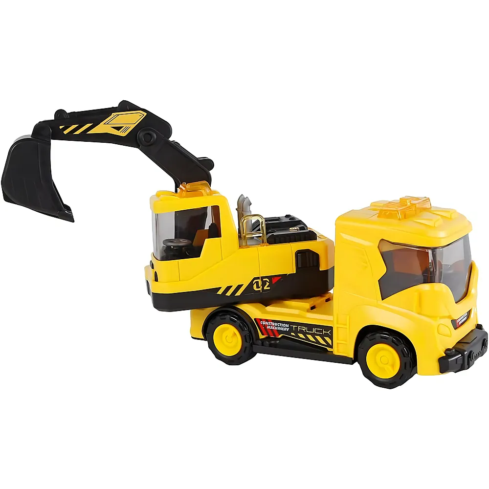 2-Play Traffic 2- Bau-LKW-Bagger mit Licht und Ton Play - Suche